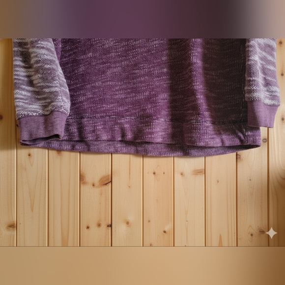 Y2K Champion Purple Long Sleeve Shirt Sz Med - Picture 5 of 9